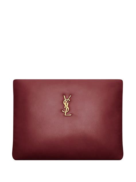 ysl lambskin clutch|SAINT LAURENT CLUTCH large in lambskin .